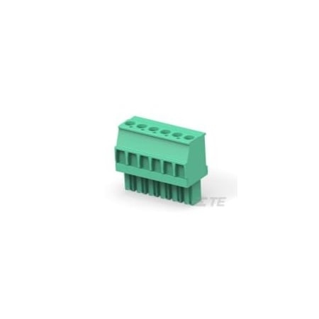Te Connectivity Str Plug  3.81mm  Green  RH  6 1986374-6